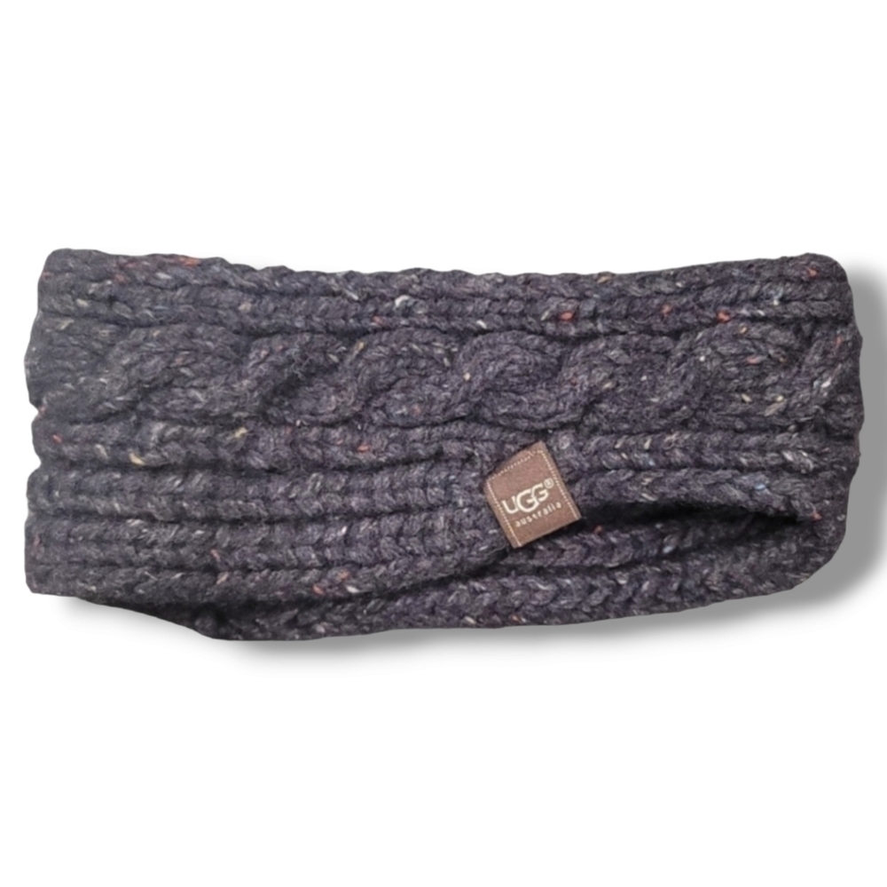UGG Australia Chunky Wool Blend Knit Headwrap - Size OS